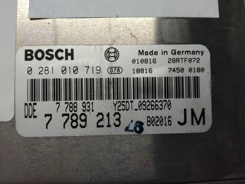 Recambio de centralita motor uce para opel omega b executive berlina referencia OEM IAM 0281010719 7789213 7788931 JM