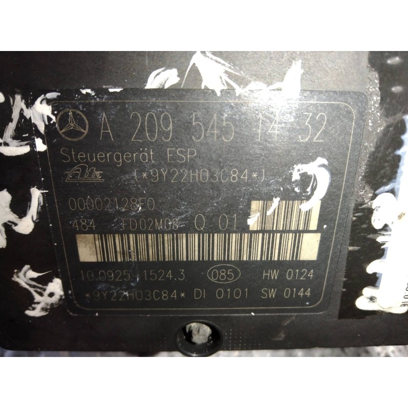 Recambio de abs para mercedes clase c (w203) familiar c 200 t cdi (203.204) referencia OEM IAM 10092515243 A2095451432 100204037