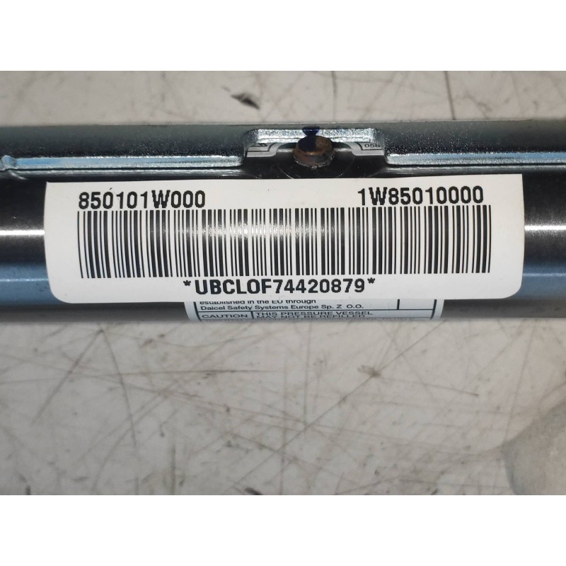 Recambio de airbag cortina delantero izquierdo para kia rio 1.2 cat referencia OEM IAM 850101W000  