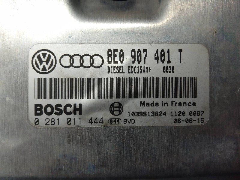 Recambio de centralita motor uce para skoda superb (3u4) collection referencia OEM IAM 0281011444 8E0907401T 1039S13624