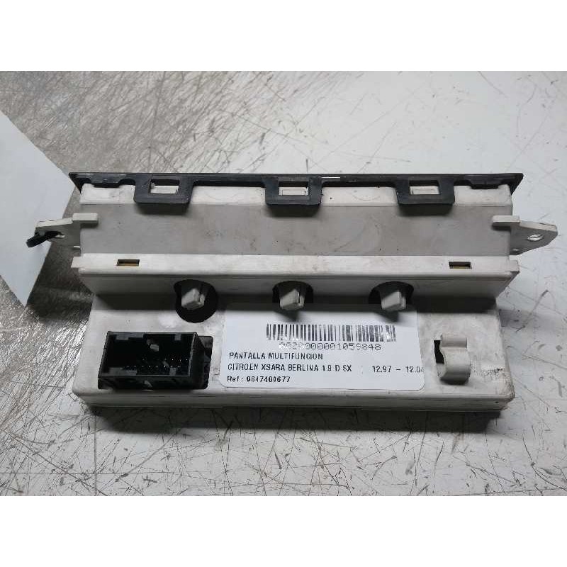 Recambio de pantalla multifuncion para citroen xsara berlina 1.9 d sx referencia OEM IAM 9647409677 216694454  Recambio de pantalla multifuncion para citroen xsara berlina 1.9 d sx referencia OEM IAM 9647409677 216694454