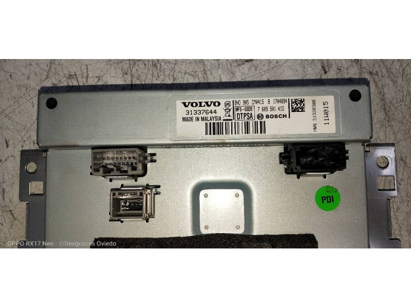 Recambio de pantalla multifuncion para volvo v60 kombi kinetic referencia OEM IAM 31337644 7609501415 