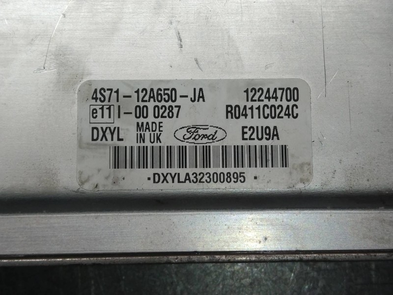 Recambio de centralita motor uce para ford mondeo berlina (ge) ambiente (06.2003) (d) referencia OEM IAM R0411C024C 4S7112A650JA