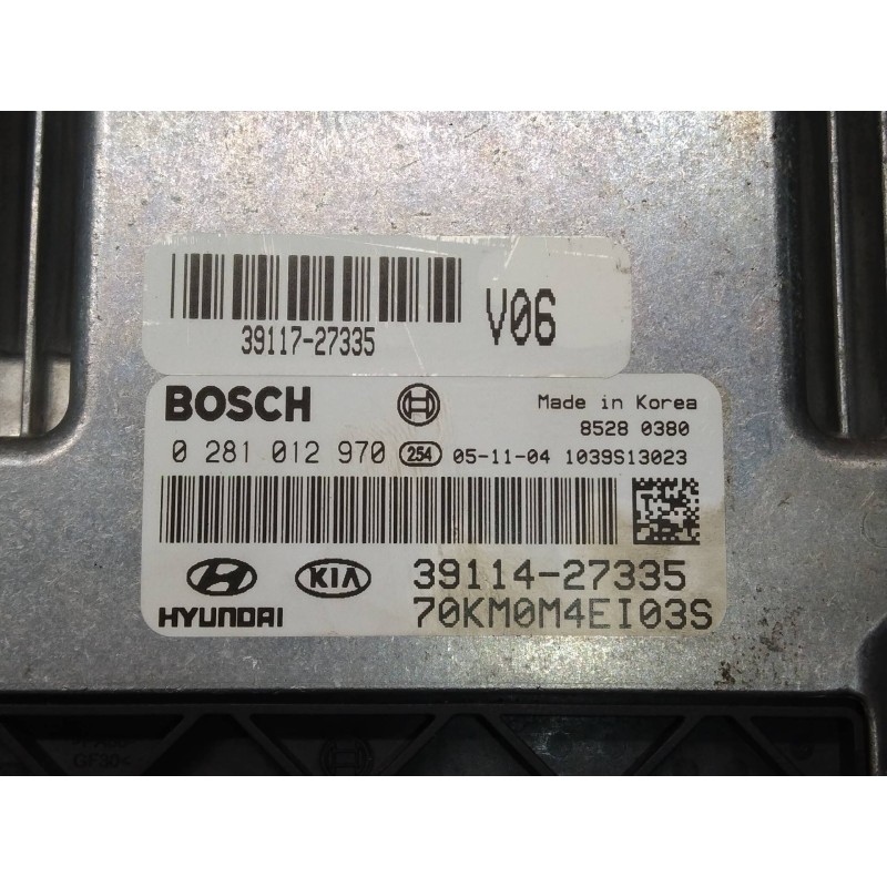 Recambio de centralita motor uce para kia sportage ex referencia OEM IAM 0281012970 3911427335 V06