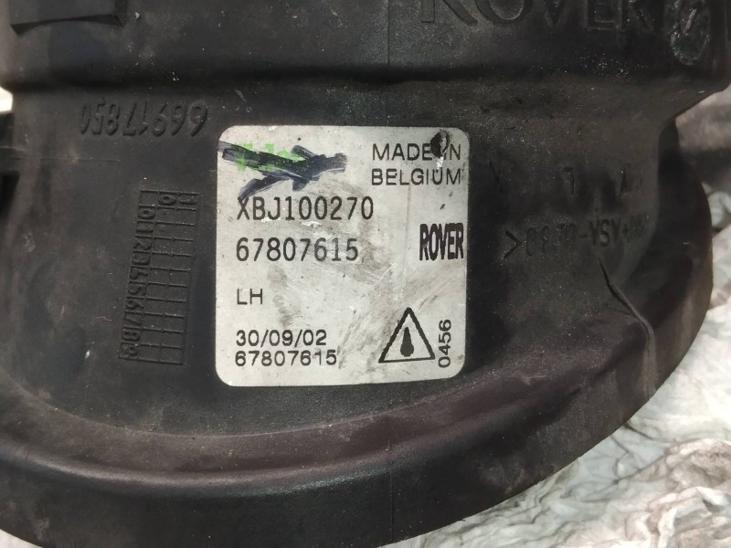Recambio de faro antiniebla izquierdo para mg rover serie 75 (rj) 2.0 cdt classic referencia OEM IAM 67807615 XBJ100270 67807615