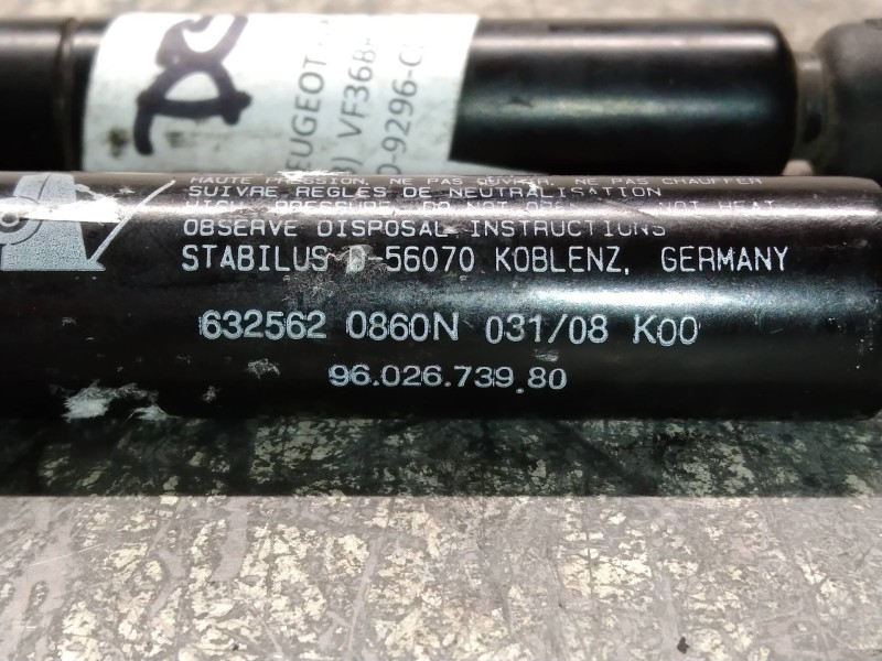 Recambio de amortiguadores capo para peugeot 605 sli referencia OEM IAM 9602673980  