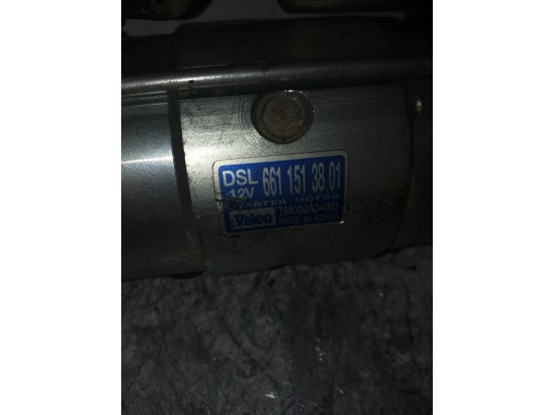 Recambio de motor arranque para ssangyong actyon 200 xdi referencia OEM IAM 6611513801 VALEO 