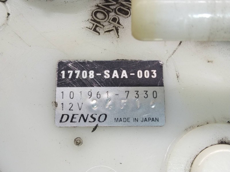 Recambio de bomba combustible para honda jazz (gd1/5) 1.4 es referencia OEM IAM 1019617330 17708SAA003 DENSO