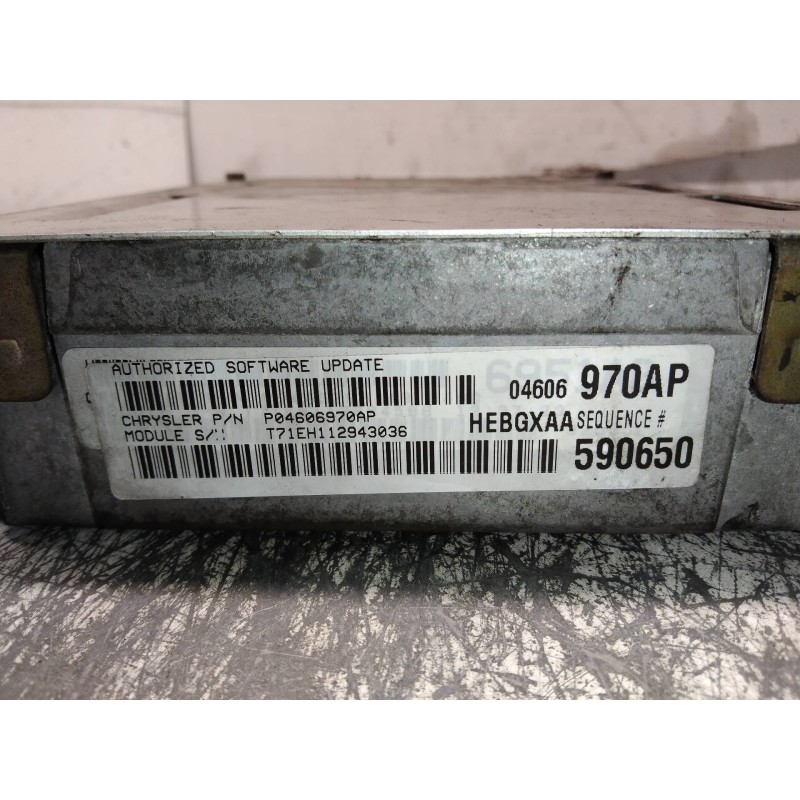 Recambio de centralita motor uce para chrysler 300 m (lr) 3.5 v6 referencia OEM IAM 04606970AP HEBGXAA 590650