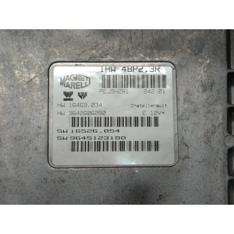 Recambio de centralita motor uce para peugeot 406 berlina (s1/s2) st referencia OEM IAM IAW48P23R 9642606280 16469034 9645123180