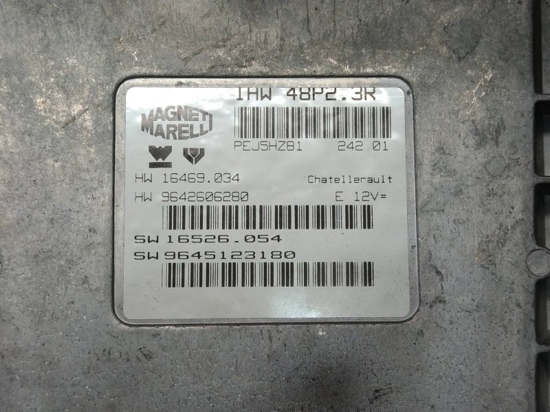 Recambio de centralita motor uce para peugeot 406 berlina (s1/s2) st referencia OEM IAM IAW48P23R 9642606280 16469034 9645123180