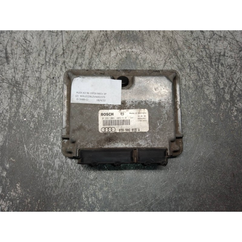 Recambio de centralita motor uce para audi a3 (8l) 1.9 tdi ambiente referencia OEM IAM 0281001409 0281001410 038906018A