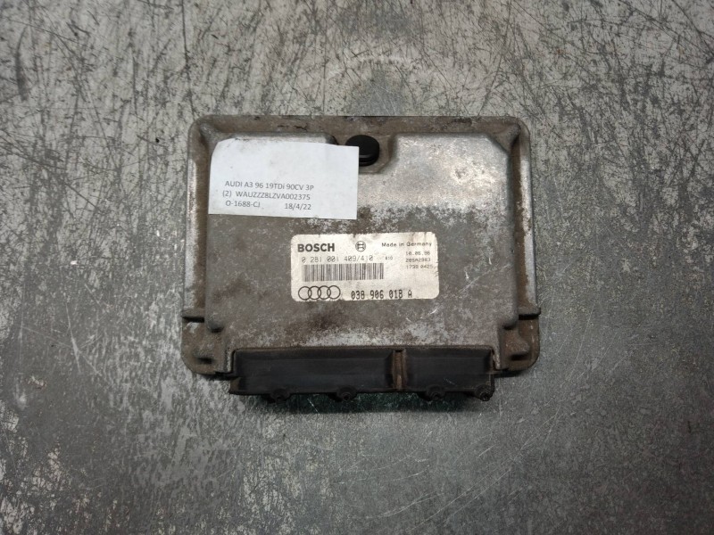 Recambio de centralita motor uce para audi a3 (8l) 1.9 tdi ambiente referencia OEM IAM 0281001409 0281001410 038906018A