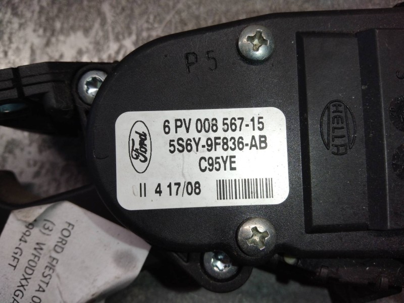 Recambio de potenciometro pedal para ford fiesta (cbk) st referencia OEM IAM 5S6Y9F836AB  C95YE