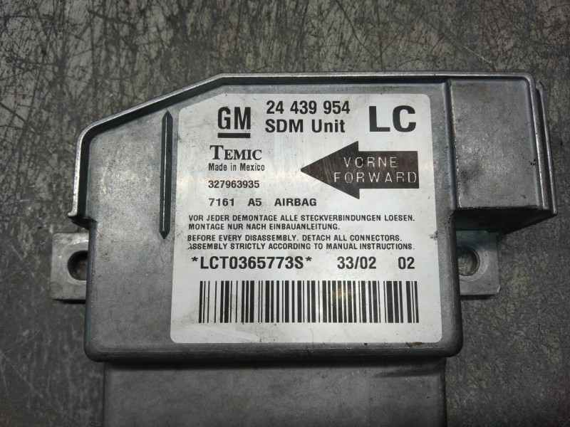 Recambio de kit airbag para opel corsa c club referencia OEM IAM 327963935 24439954 