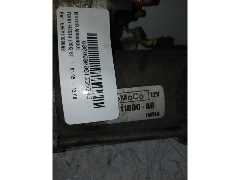 Recambio de motor arranque para ford fiesta (cbk) st referencia OEM IAM 5S6Y11000AB FOMOCO 