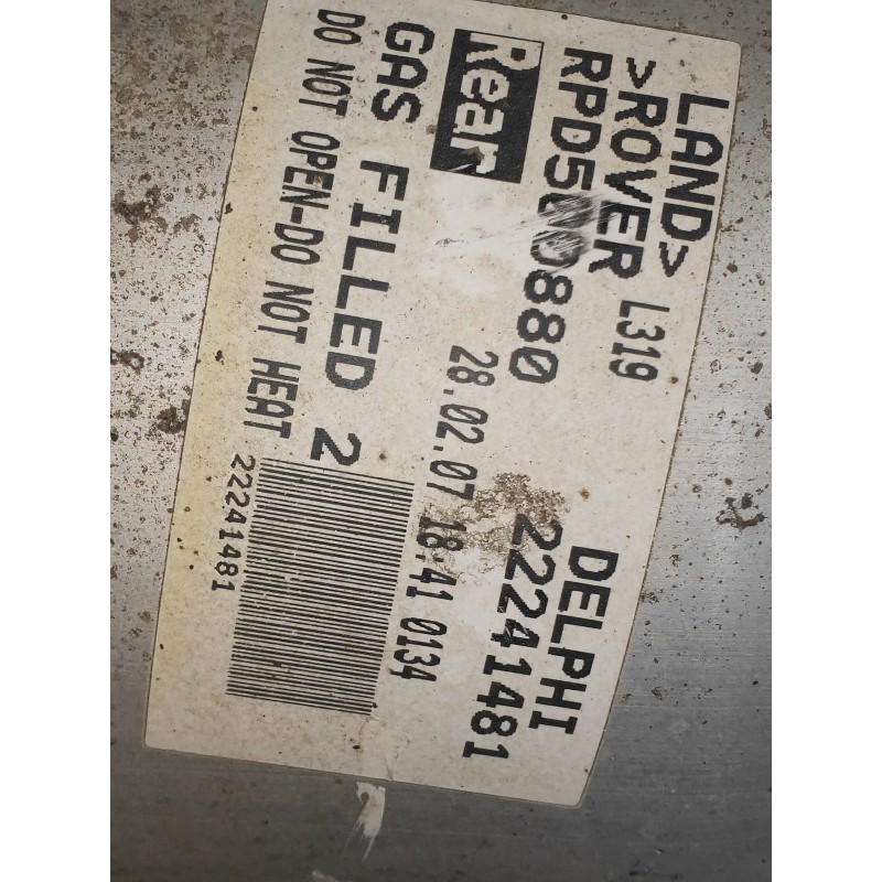 Recambio de amortiguador trasero derecho para land rover discovery v6 td s referencia OEM IAM RPD500880 22241481 