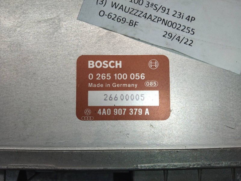 Recambio de centralita abs para audi 100 berlina (c4) básico referencia OEM IAM 0265100056 4A0907379A 