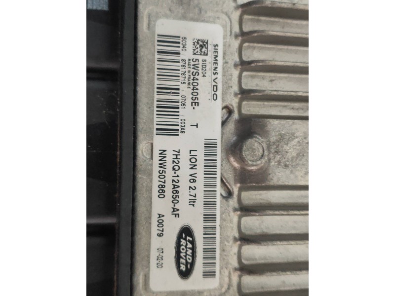 Recambio de centralita motor uce para land rover discovery v6 td s referencia OEM IAM 5WS40405E 7H2Q12A650AF 