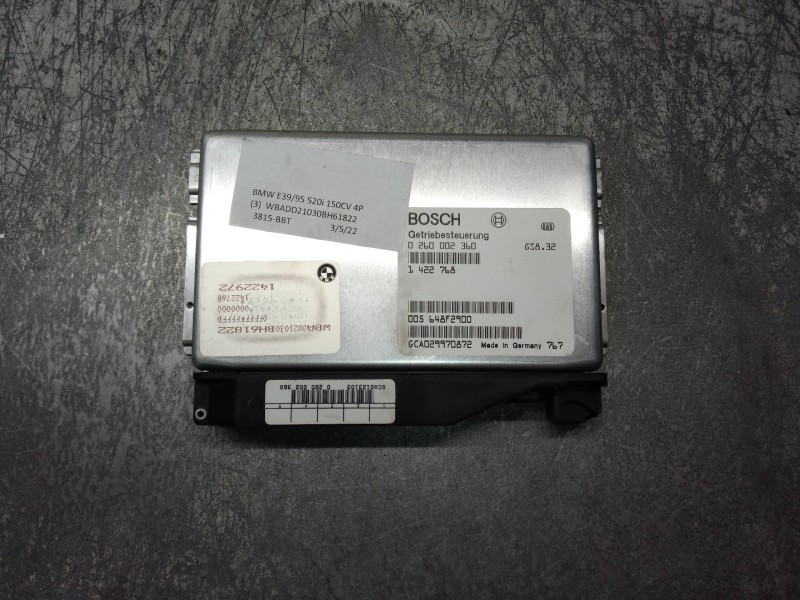 Recambio de centralita cambio automatico para bmw serie 5 berlina (e39) 520i referencia OEM IAM 0260002360 1422768 GS832