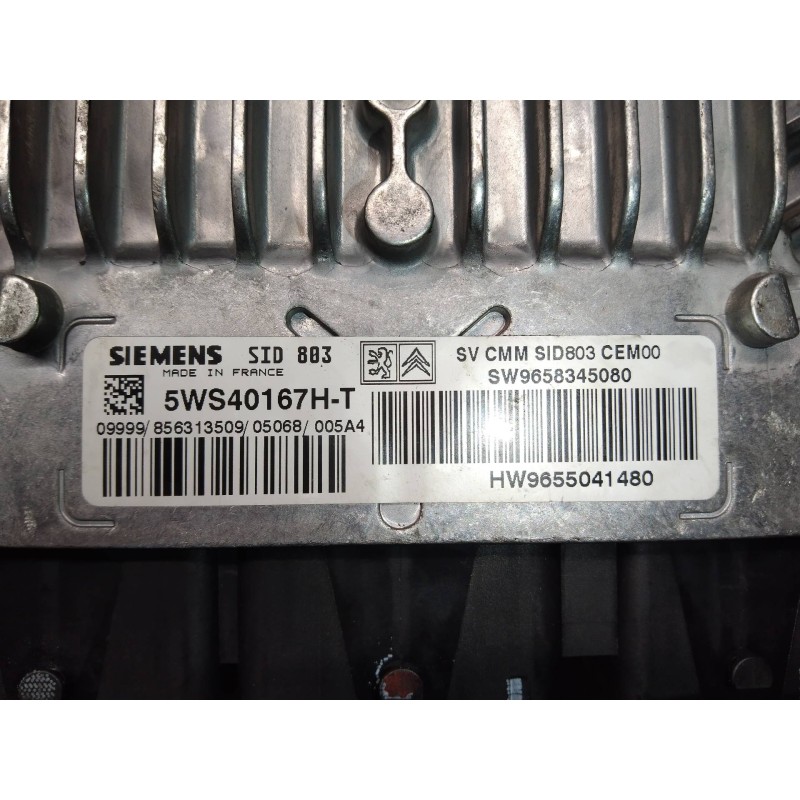 Recambio de centralita motor uce para peugeot 407 sw st confort referencia OEM IAM 5WS40167HT SW9658345080 HW9655041480 SID803