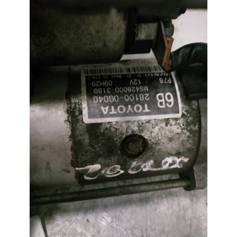 Recambio de motor arranque para toyota avensis berlina (t25) 2.0 d4-d executive berlina (5-ptas.) referencia OEM IAM 281000G040 