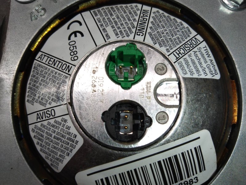 Recambio de airbag delantero izquierdo para bmw serie 3 berlina (e46) 320d referencia OEM IAM 309763590AB 33687759001T 0589P1000