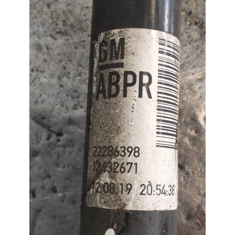 Recambio de amortiguador trasero izquierdo para opel corsa e design line referencia OEM IAM 13432672 22286399 
