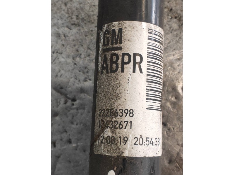 Recambio de amortiguador trasero izquierdo para opel corsa e design line referencia OEM IAM 13432672 22286399 