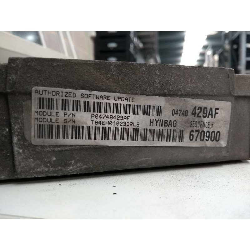 Recambio de centralita motor uce para chrysler voyager (rg) 2.4 cat referencia OEM IAM P04748429AF HYNBAG 670900