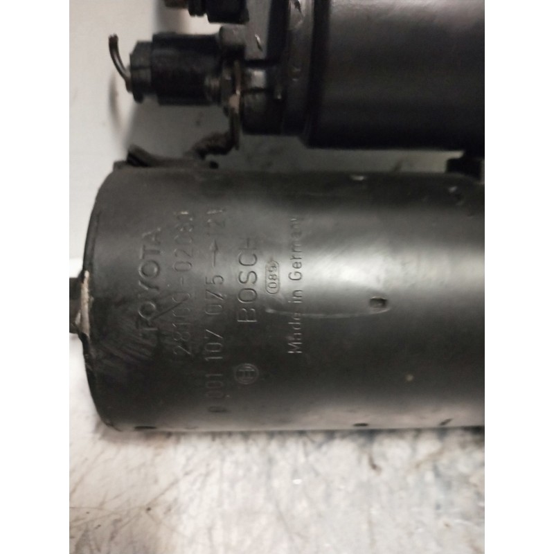 Recambio de motor arranque para toyota corolla (e11) 1.6 linea terra sport (5-ptas.) referencia OEM IAM 2810002080   Recambio de motor arranque para toyota corolla (e11) 1.6 linea terra sport (5-ptas.) referencia OEM IAM 2810002080