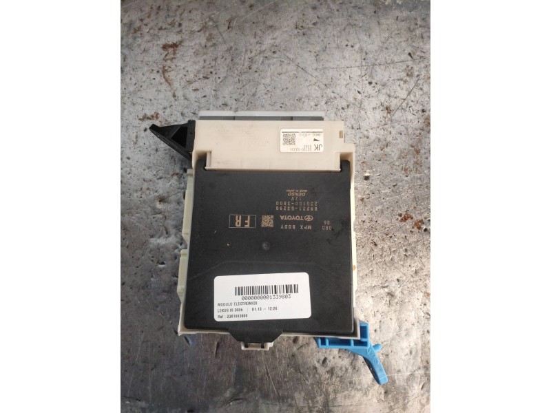 Recambio de modulo electronico para lexus is 300h referencia OEM IAM 2381003800 8922153290 