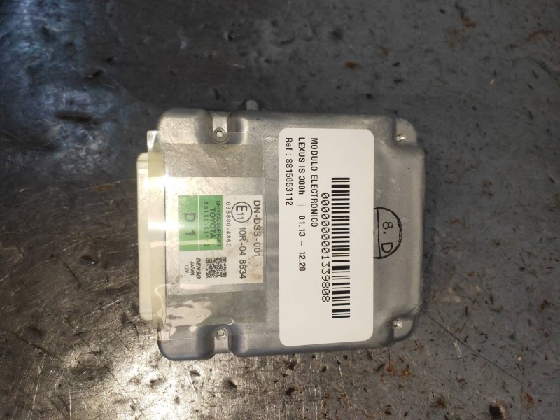 Recambio de modulo electronico para lexus is 300h referencia OEM IAM 8815053112 0368004860 