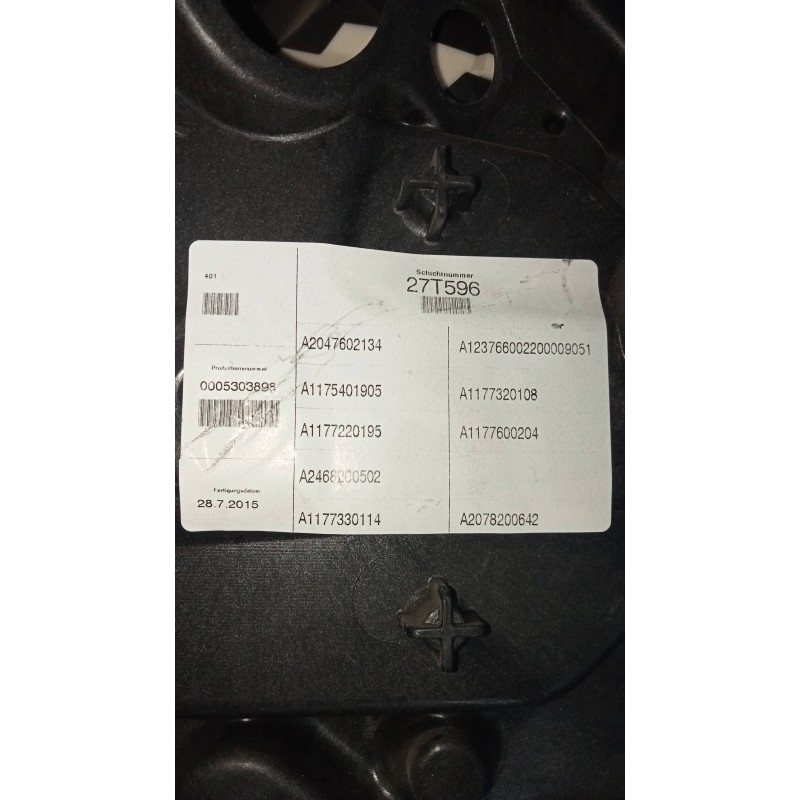 Recambio de elevalunas trasero izquierdo para mercedes clase cla (w117) cla 220 cdi edition 1 (117.303) referencia OEM IAM A2047