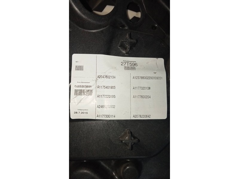 Recambio de elevalunas trasero izquierdo para mercedes clase cla (w117) cla 220 cdi edition 1 (117.303) referencia OEM IAM A2047