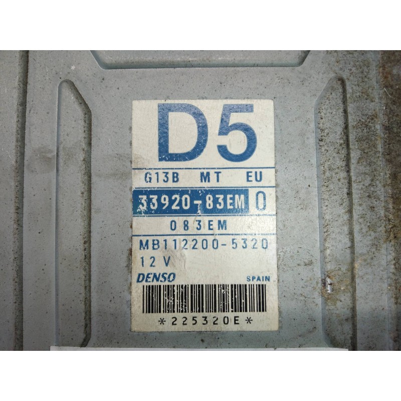 Recambio de centralita motor uce para suzuki wagon r+ rb (mm) 1.3 gl referencia OEM IAM 3392083EM0 MB1122005320 D5