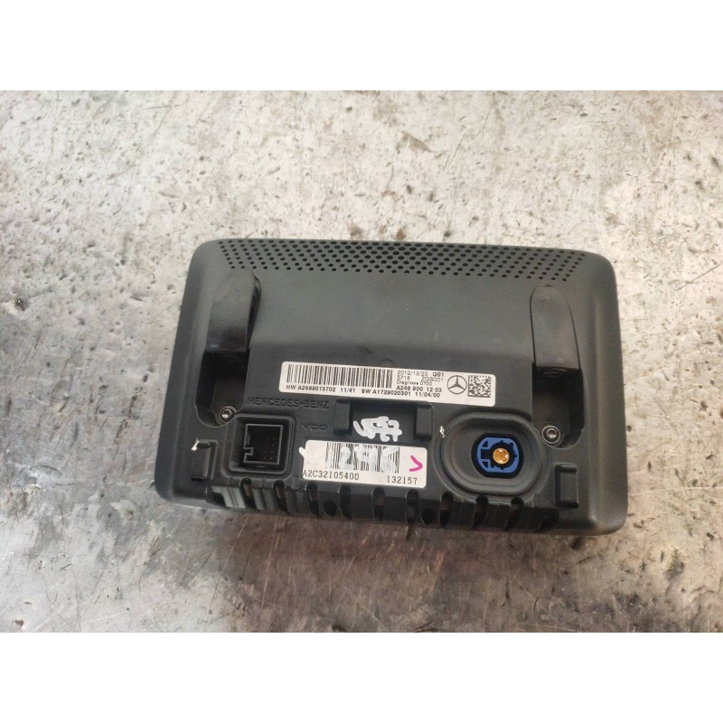 Recambio de pantalla multifuncion para mercedes clase b (w246) b 220 4matic (246.247) referencia OEM IAM A2469001203 A2469013702