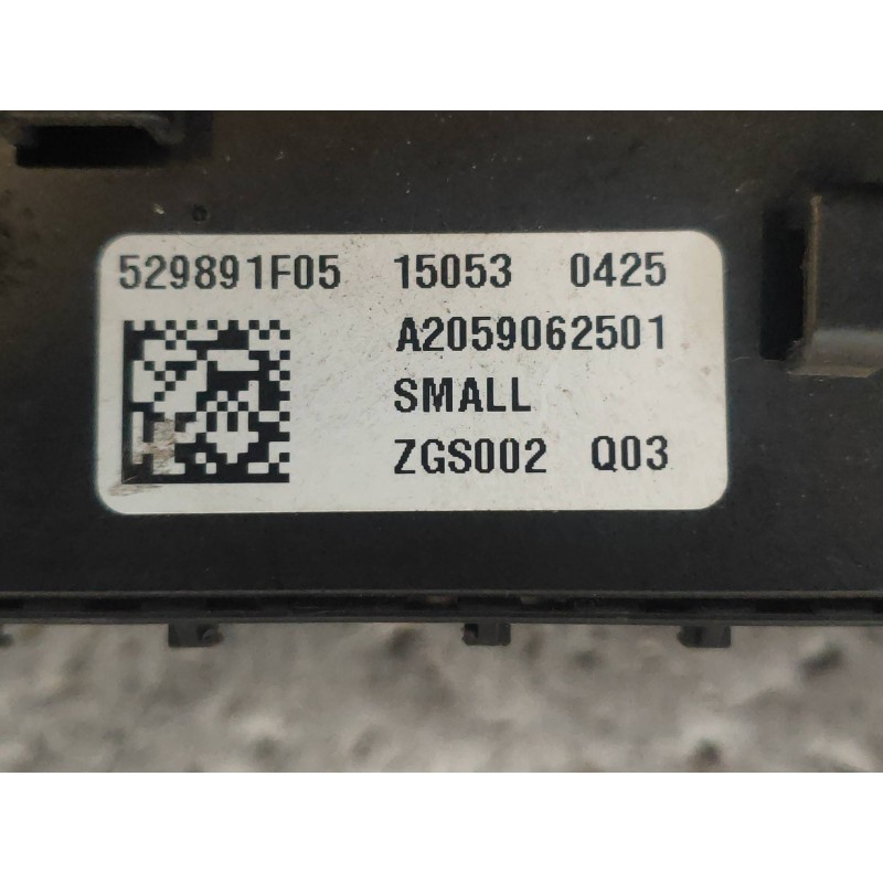 Recambio de modulo electronico para mercedes clase c (w205) lim. c 200 cgi (205.042) referencia OEM IAM A2059062501 529891F05 