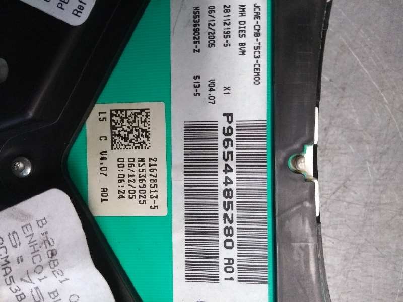 Recambio de cuadro instrumentos para peugeot 307 berlina (s2) xs referencia OEM IAM P9654485280 A01 NS5369025Z