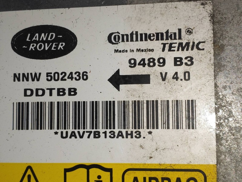 Recambio de kit airbag para land rover discovery v6 td s referencia OEM IAM   