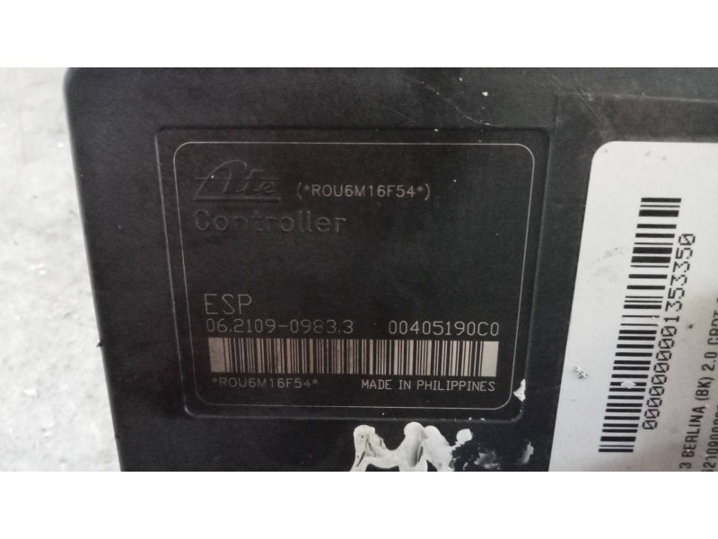 Recambio de abs para mazda 3 berlina (bk) 2.0 crdt sportive referencia OEM IAM 06210909833 06210207094 6N612C405EA