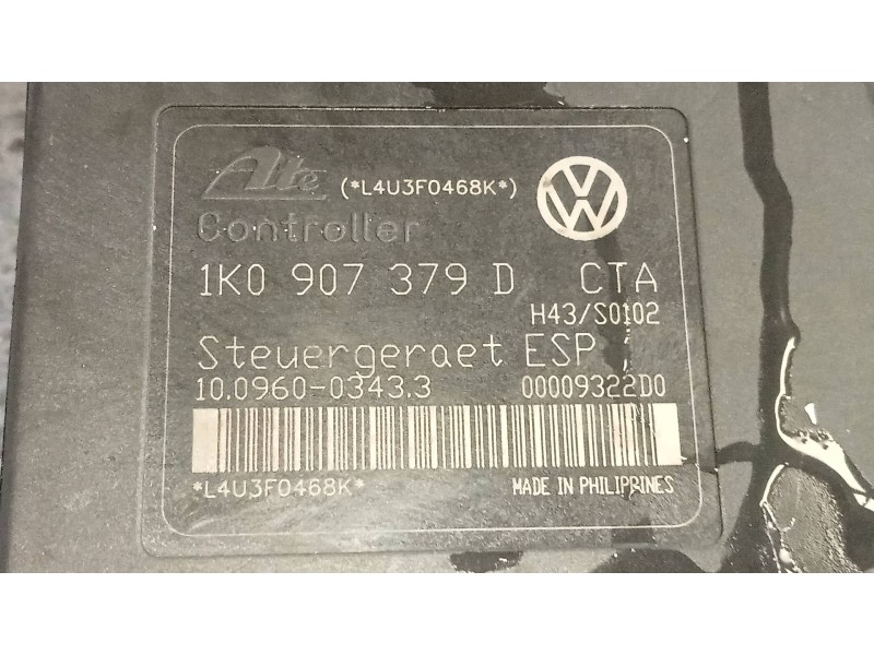 Recambio de abs para audi a3 (8p) 1.6 ambition referencia OEM IAM 1K0907379D 1K0614517B 10096003433 1002060040