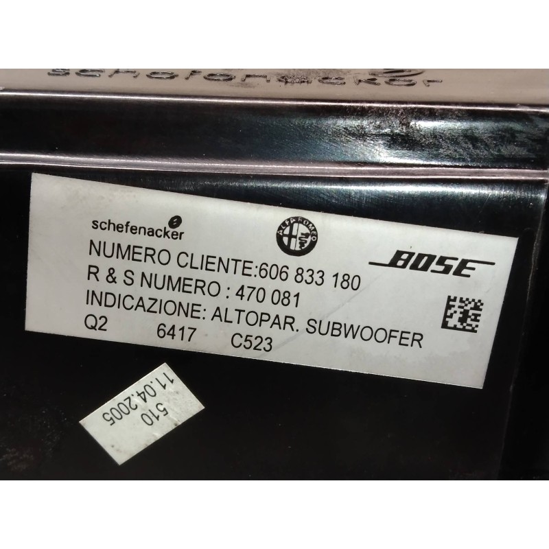 Recambio de modulo electronico para alfa romeo gt (125) 1.9 jtd 16v 150/ distinctive referencia OEM IAM 606833180  