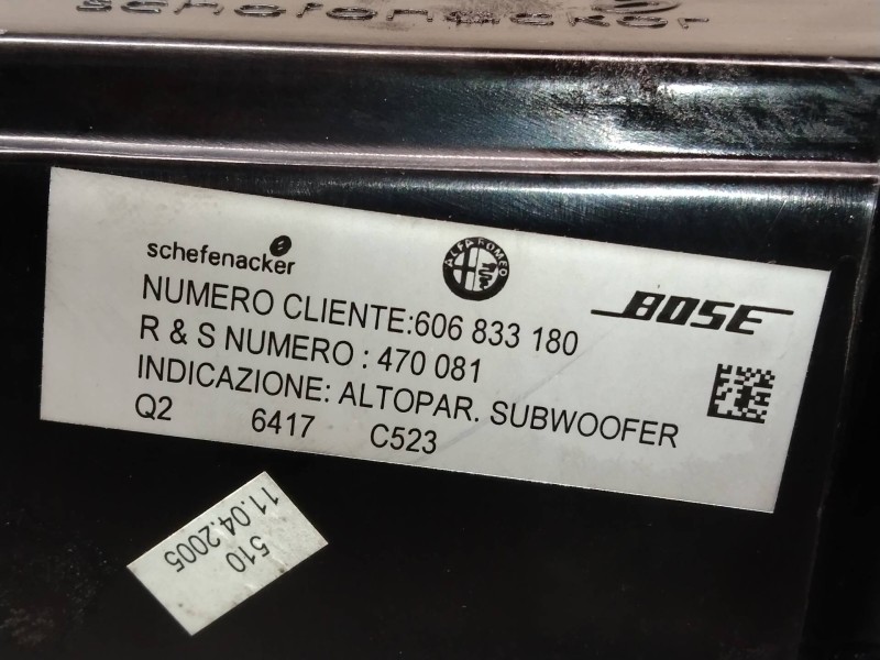 Recambio de modulo electronico para alfa romeo gt (125) 1.9 jtd 16v 150/ distinctive referencia OEM IAM 606833180  
