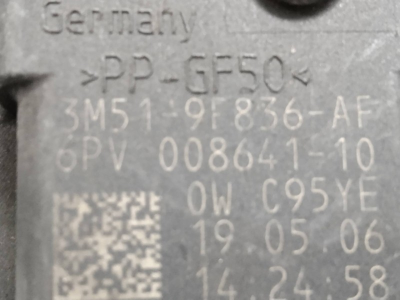 Recambio de potenciometro pedal para ford focus c-max (cap) 1.6 tdci cat referencia OEM IAM 6PV00864110 3M519F836AF 