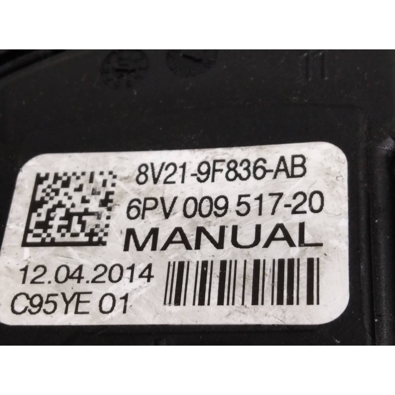 Recambio de potenciometro pedal para ford fiesta (cb1) 1.6 tdci cat referencia OEM IAM 6PV00951720 8V219F836AB 