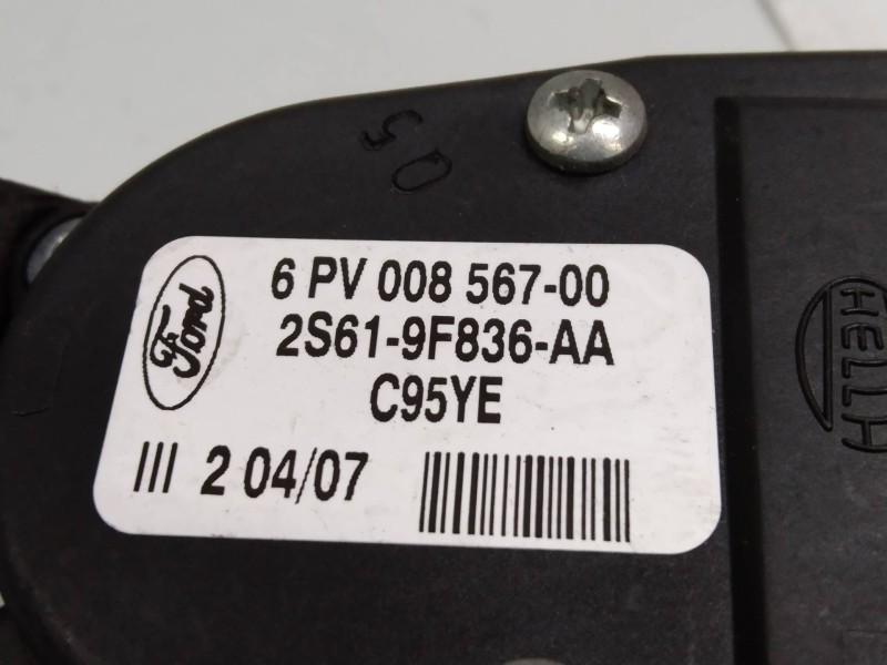 Recambio de potenciometro pedal para ford fiesta (cbk) 1.4 16v cat referencia OEM IAM 6PV00856700 2S619F836AA 