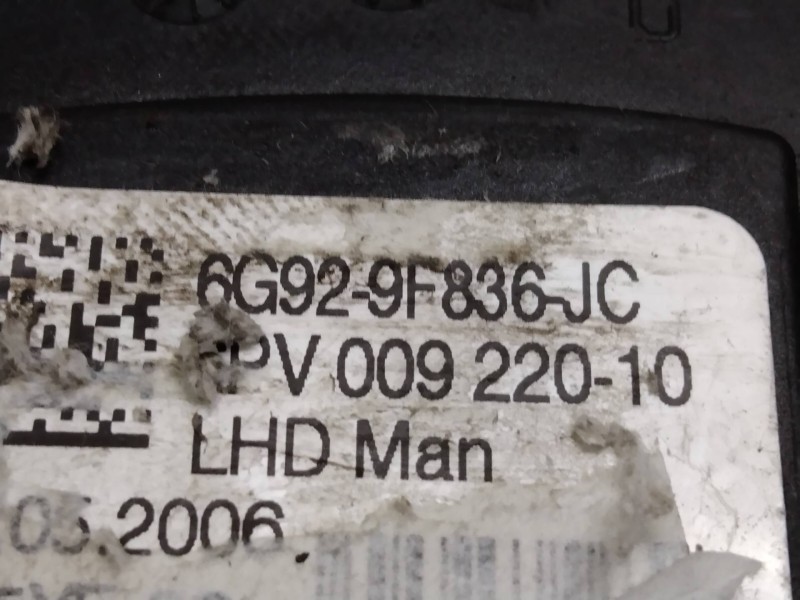 Recambio de potenciometro pedal para ford s-max (ca1) 1.8 tdci cat referencia OEM IAM 6PV00922010 6G929F836JC 