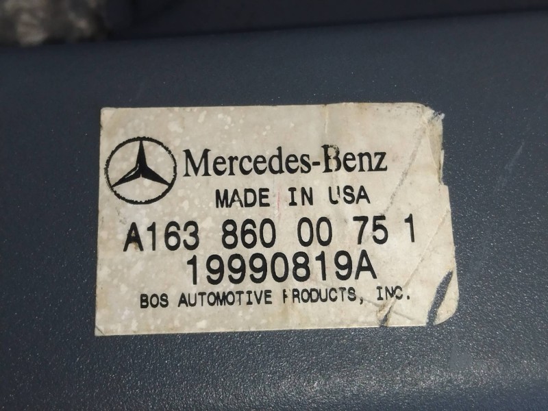 Recambio de bandeja trasera para mercedes clase m (w163) 270 cdi (163.113) referencia OEM IAM A16386000751  