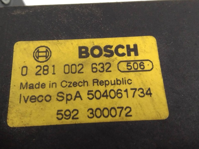 Recambio de potenciometro pedal para iveco daily caja cerrada (1999 =>) 3.0 diesel cat referencia OEM IAM 0281002632 504061734 